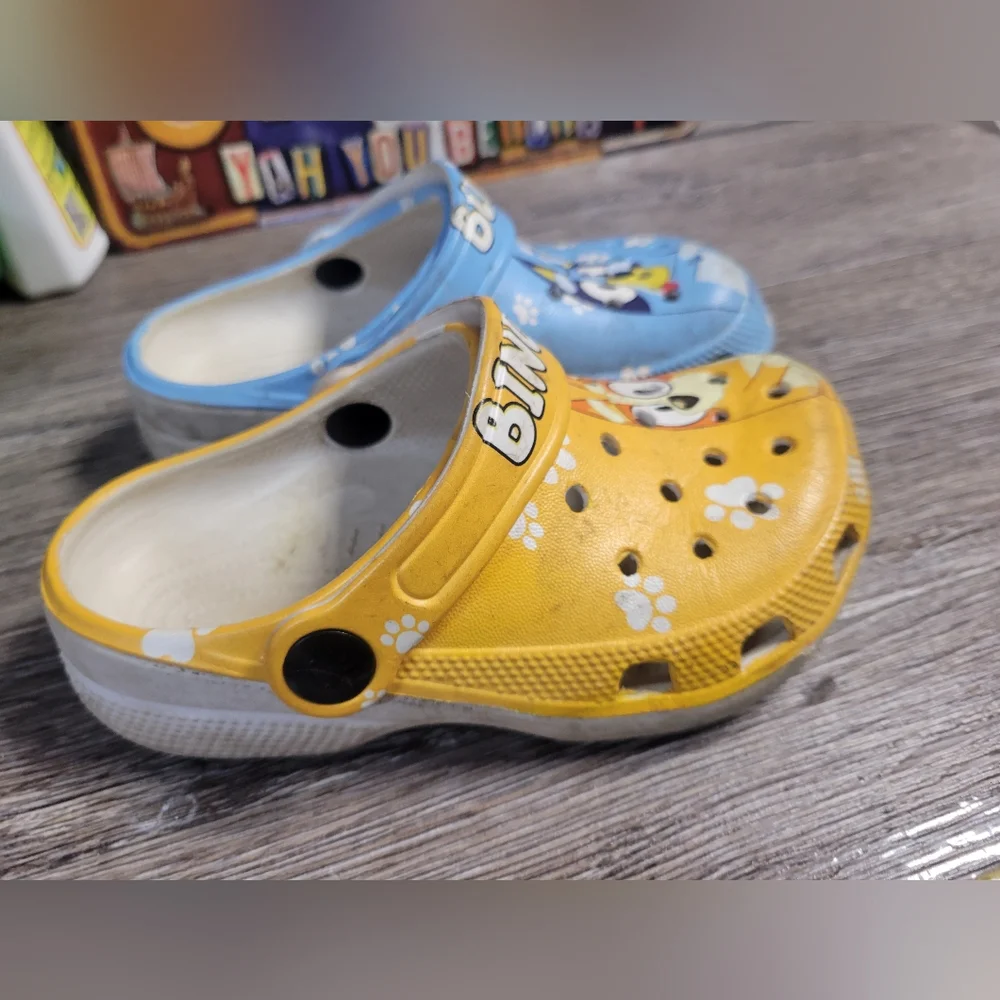 Bingo & Bluey Childrens‎ Summer Slip On Shoes Size 28 11 Unisex